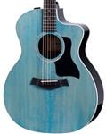 Taylor 214ce DLX LTD Grand Auditorium Acoustic Electric Guitar with Case Trans Blue